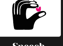 A hand holding a small heart